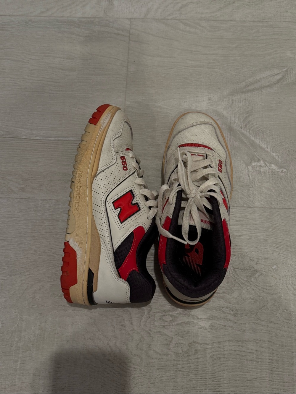 New Balance 550 White Black Low-Top Sneakers
